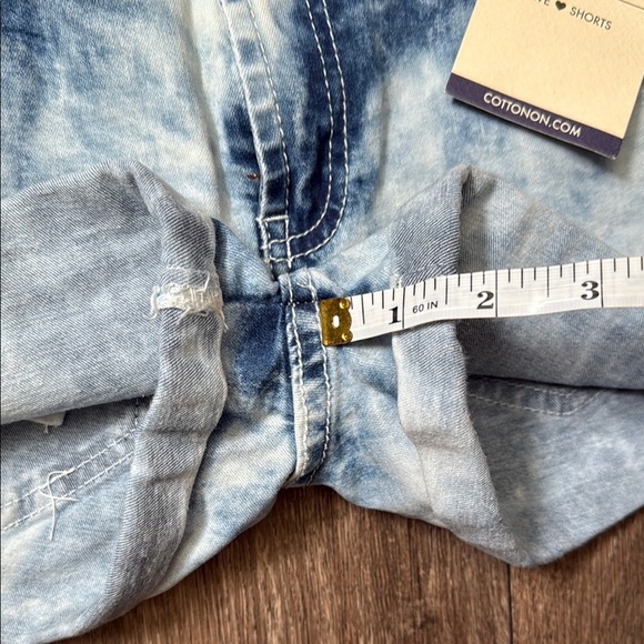Cotton On Women's Blue Denim Shorts Size 6 / 28 NWT - Picture 7 of 7